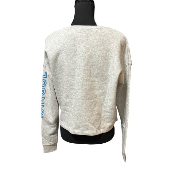 Kangol NWT Crew Neck Sweatshirt Sz M Gray Long Sleeves Soft Pullover Streetwear - Picture 3 of 7